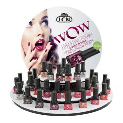 LCN WOW Hybrid Polish Display (indeholder: 30 salgsvarer + Top Coat samt 30 testere + top coat